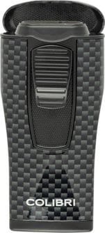 COLIBRI Zigarrenfeuerzeug "Monaco II" Carbondesign schwarz 295310