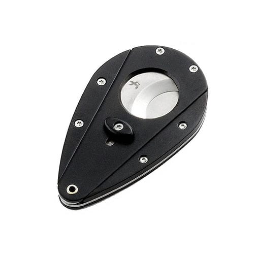 Zigarrencutter Xikar 1 aus Aluminium Edelstahl in schwarz 20 mm Durchmesser 30654