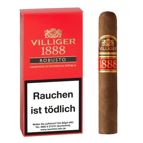 VILLIGER 1888 Robusto Red 3 Zigarren 72631