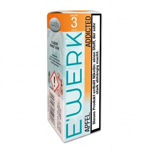 E-Liquid E'Werk Addicted 3 mg/ml Flasche 10 ml