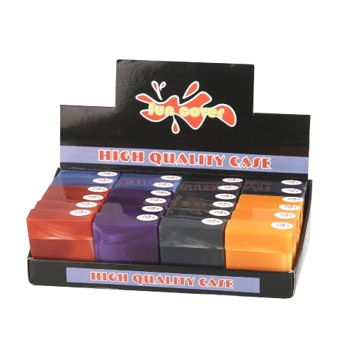 Zigarettenbox Kunststoff (24) 25er farblich sortiert 25034