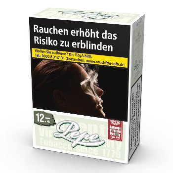 Pepe Zigaretten Fine Green ohne Zusätze Maxi (8x30)