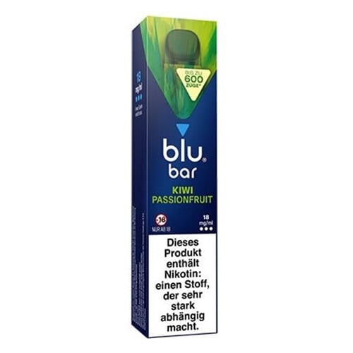 E-Zigarette BLU BAR 1000 Einweg Kiwi Passionfruit 18 mg SW17697