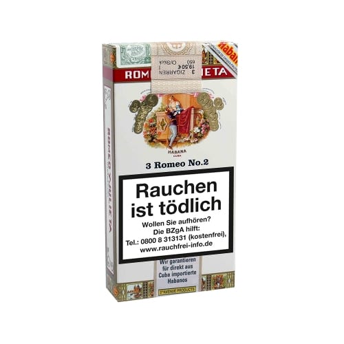 Romeo y Julieta Romeo No.2 Tubos 3 Zigarren 35481