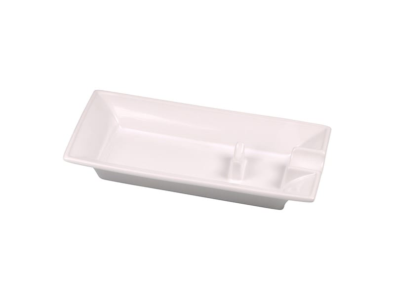 Zigarrenascher Keramik weiß Ablage 513295