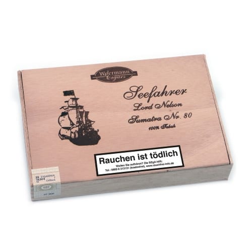 Seefahrer Lord Nelson Nr.80 Sumatra 25 Zigarren 62532