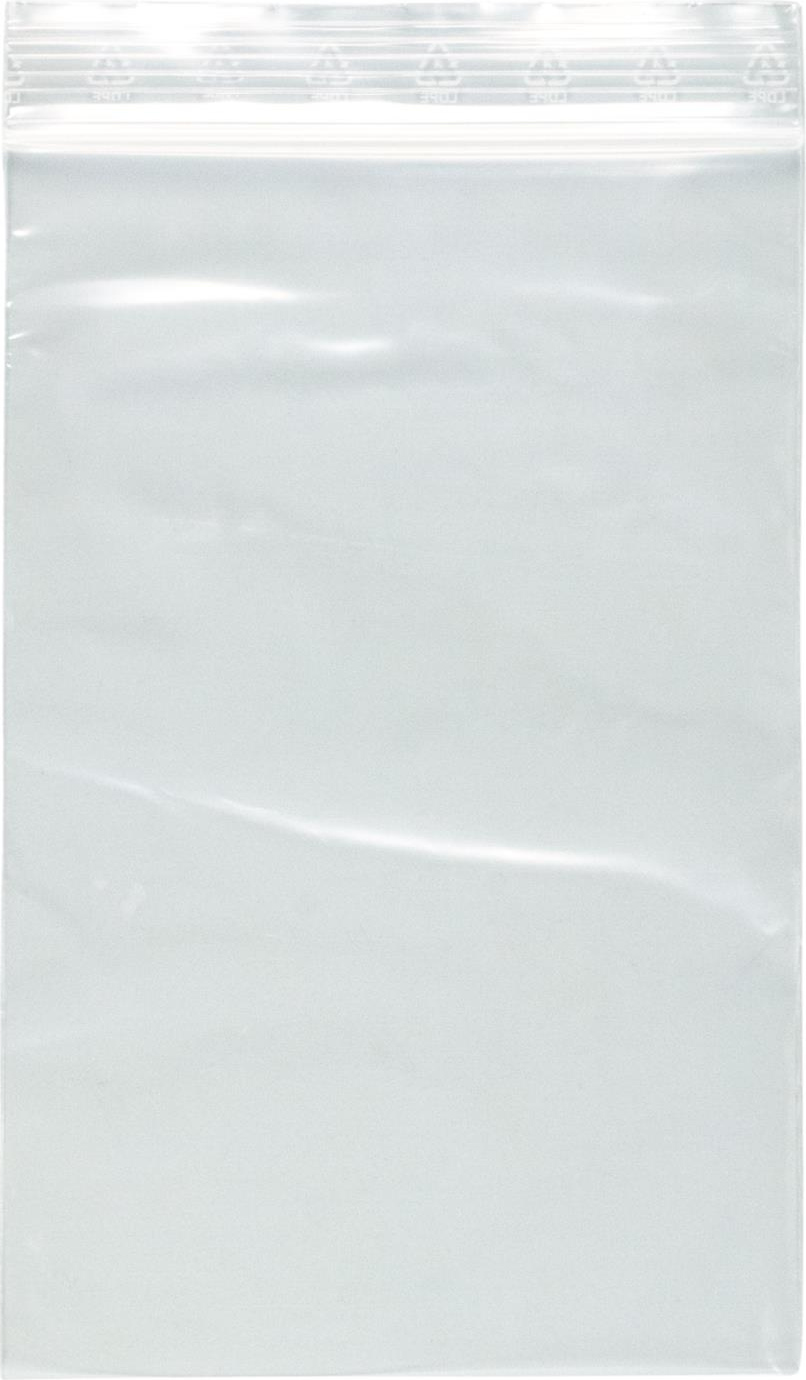 Zip Polybeutel 100 x 150 mm transparent Inhalt: 100 Stück 12933