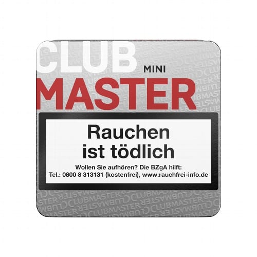 Clubmaster Mini Red 20 Zigarillos OHNE FILTER! 85412