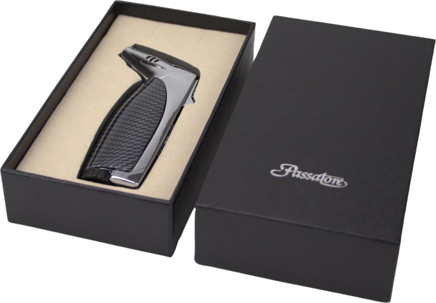 PASSATORE 2-Fl.Jet Zigarrenfzg."Rio" chrom pol./Carbondesign 234603