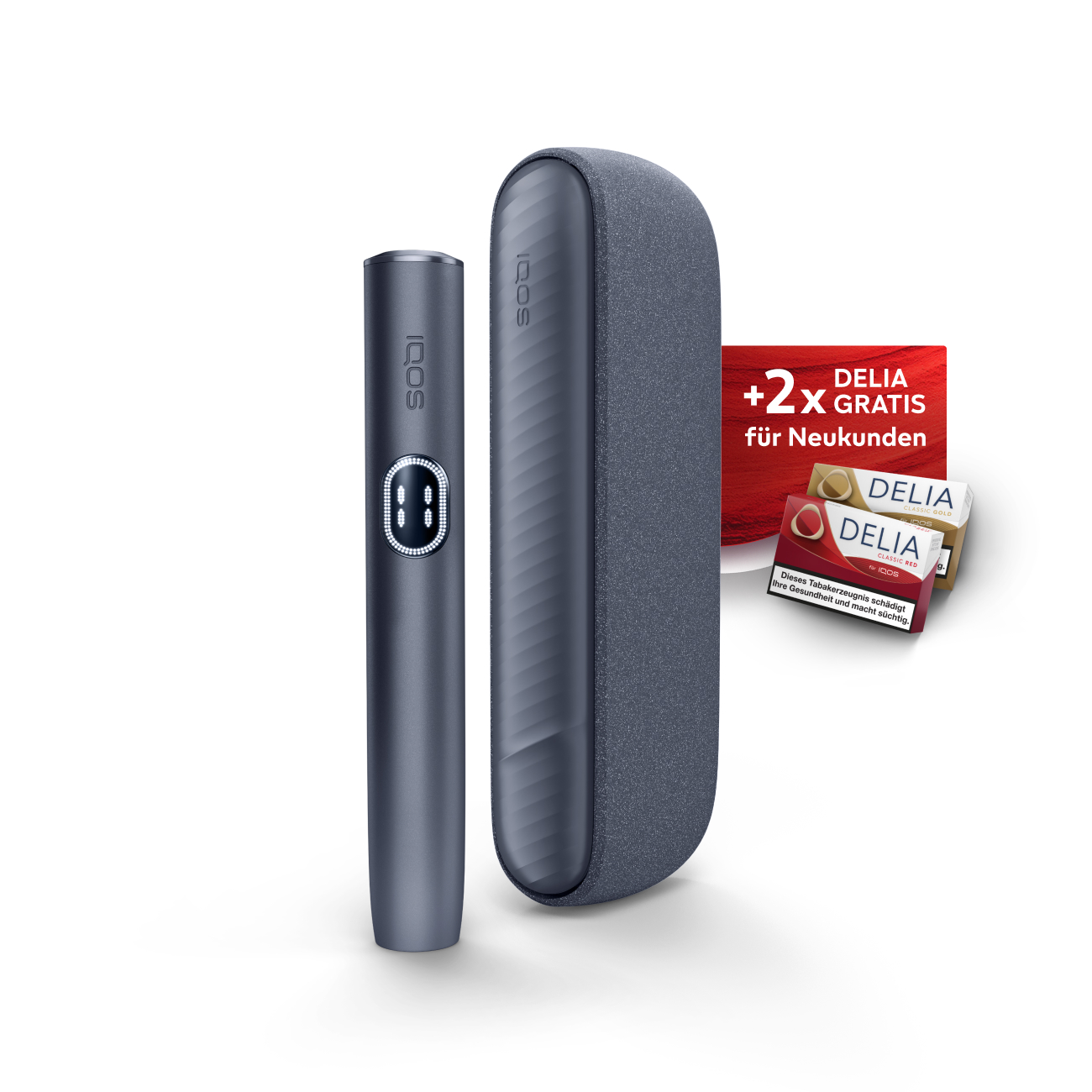IQOS ILUMA i Midnight Black + Gratis DELIA Sticks bei Registrierung