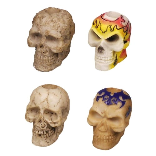 Gluttoeter Skull Resin offen 4 Designs sortiert 37478