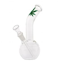 Bong Glas LEAF Bouncer 16 cm 24 mm Schliff 12 mm 77375