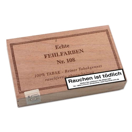 Echte Fehlfarben Nr.108 Sumatra 25 Zigarren 76672