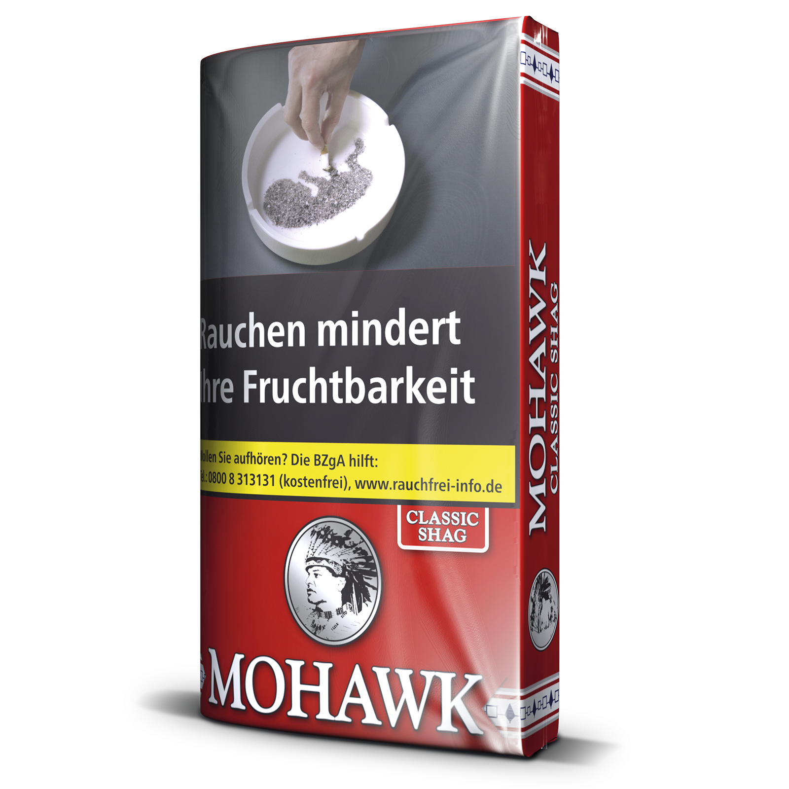 POUCH Mohawk Zigarettentabak Classic Shag 30 Gramm