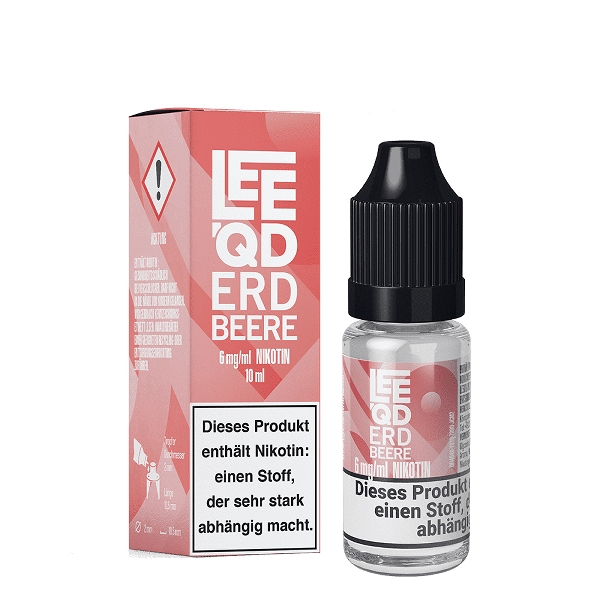 E-Liquid LEEQD Fruit Erdbeere 6mg 50 PG / 50 VG 17884