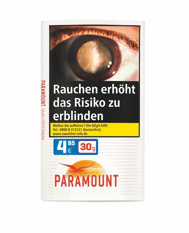 Zigarettentabak PARAMOUNT Pouch 30 Gramm SW16024