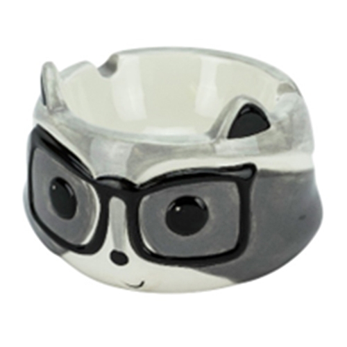 Windascher Keramik Waschbär mit Brille 12cm Durchmesser 79329