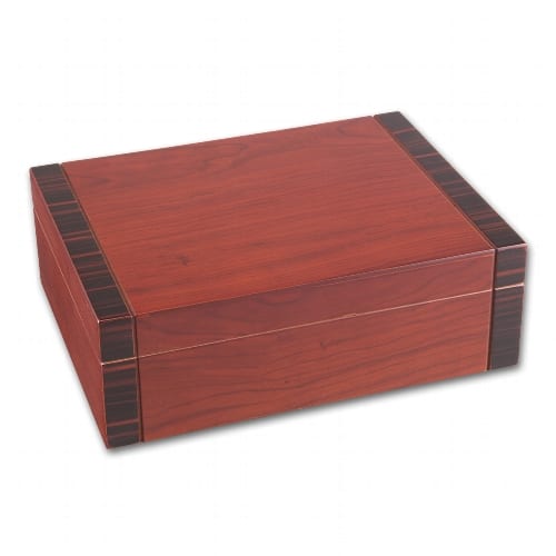 Humidor-Set Cherry 2-tone fuer ca. 25 Cigarren H8 x B24 x T18 cm 34515