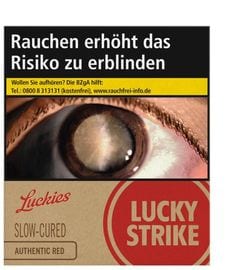 Lucky Strike Zigaretten Authentic Red Super (8x29) SW16037