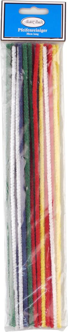 Pfeifenreiniger "JEAN CLAUDE" bunt 30cm lang ca.25St. SW510086