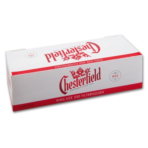 10.000 Stück Chesterfield Rot King Size Zigarettenhülsen SW12241