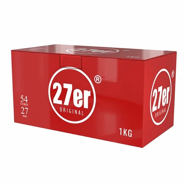 Wasserpfeifenkohle Kokossnuss 27er Original 1kg 53814