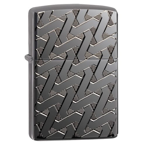 ZIPPO Sturmfeuerzeug Geometric Weave Design 32356