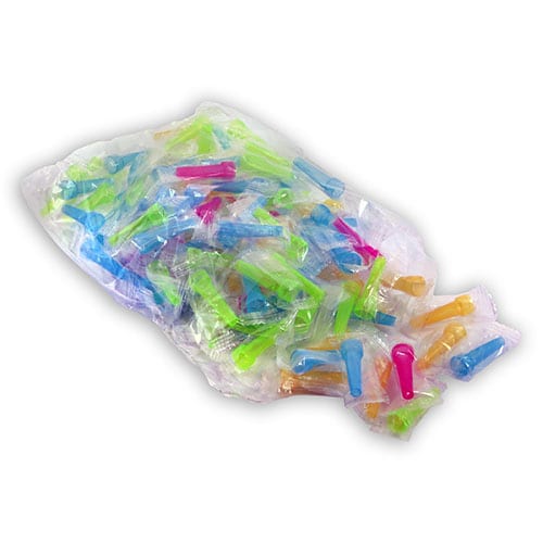 Mundstückfilter für Wasserpfeifen aus Kunststoff in bunten Farben Beutel à 100 Stück 78769