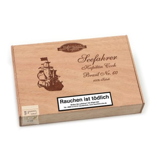 Seefahrer Kapitän Cook Nr.60 Brasil 25 Zigarren 62572