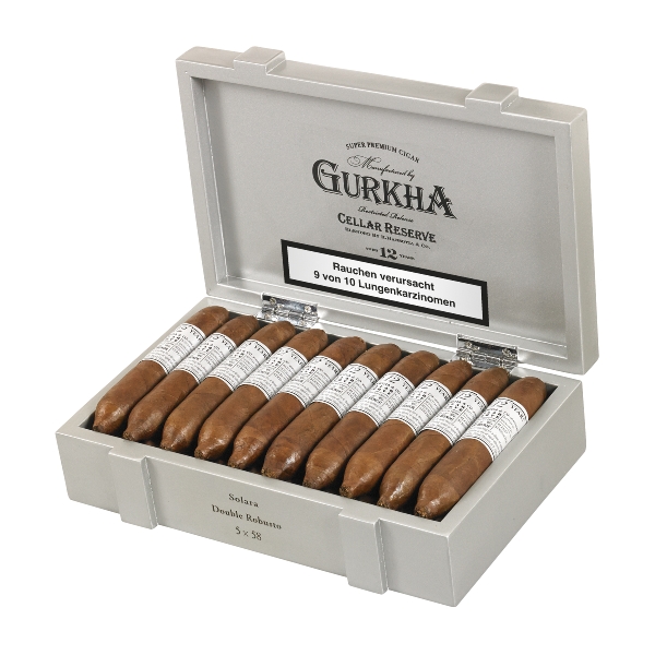 GURKHA Cellar Reserve 12y Platinum Solara Double Robusto (Kiste à 20 Zigarren)