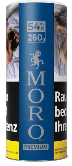 MORO Zigarettentabak PREMIUM BLUE 54,95 DOSE 260 Gramm SW11910