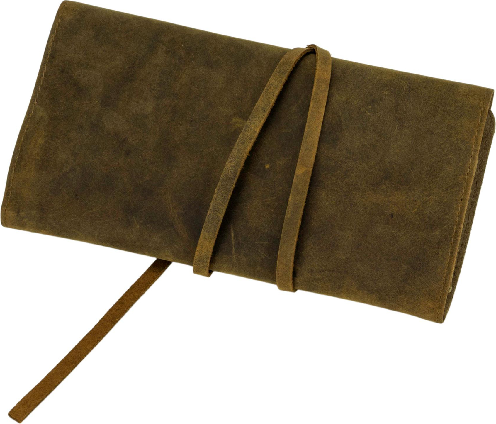 PASSATORE Pfeifen-Rollbeutel Leder antikbraun 21.5cm / 2er 630507