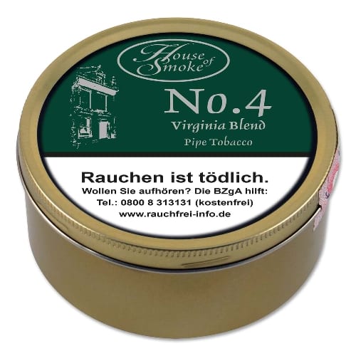 Pfeifentabak House of Smoke No.4 Virginia Blend 100 Gramm 61552