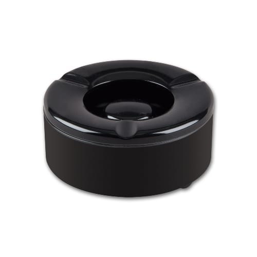 Windaschenbecher aus Kunststoff in schwarz glänzend SW87270