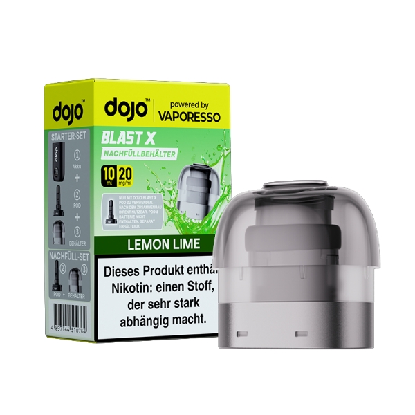 E-Liquidpod DOJO Blast X Refill Lemon Lime 20mg