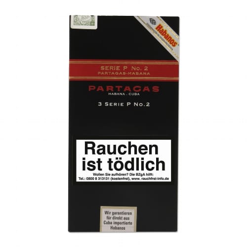 Partagas Serie P No.2 Pirámide Tubos 3 Zigarren