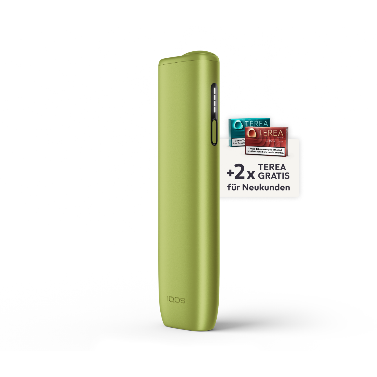 IQOS ILUMA i ONE Leaf Green + Gratis TEREA Sticks bei Registrierung