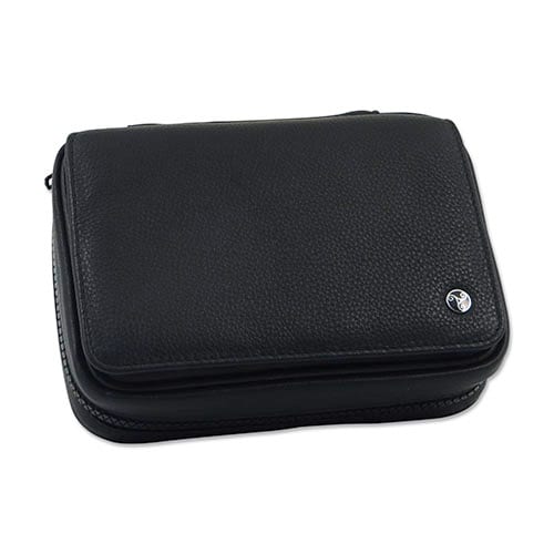 Pfeifentasche Rattray's für drei Pfeifen aus Nappaleder in schwarz 93227