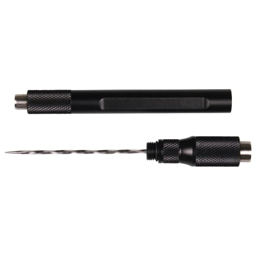 ZigarrencutterDrawpoker 80mm PASSATORE Alu schwarz mit 2 Rundcuttern 8 u 10 mm 36483