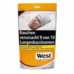 Zigarettentabak WEST Yellow Volumen 150 Gramm Beutel SW16324