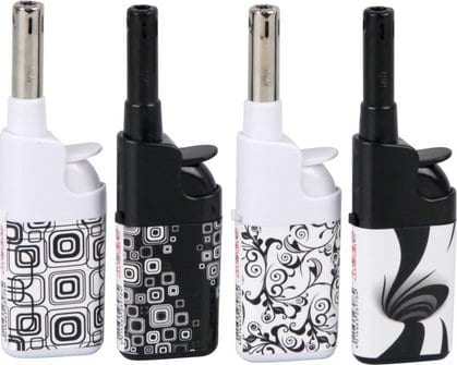 ATOMIC Mini-Anzuender Piezo 10 cm "Black + White" sortiert 285522