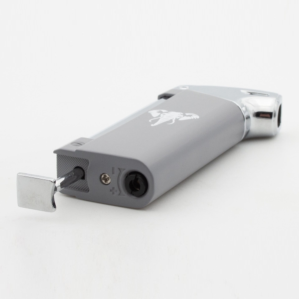 Pfeifenfeuerzeug Piezo WHITE ELEPHANT Pro-Bo grau 81876