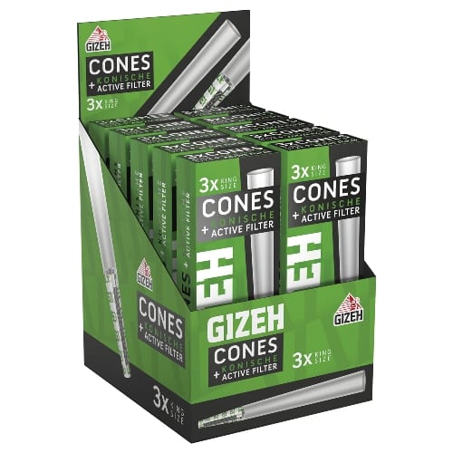 Display 10 x 3 Gizeh Black Cones + Konische Active Filter SW15930
