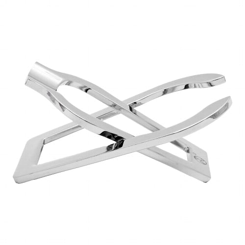 Pfeifenstaender RATTRAYS chrom Flat Fred aus Messing 17290