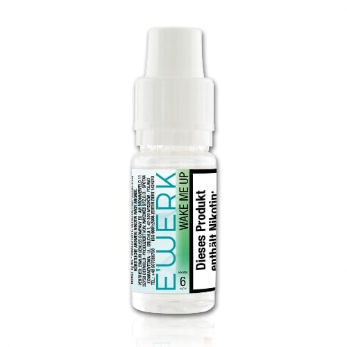 E-Liquid E'Werk Wake Me Up 6 mg/ml Flasche 10 ml 95746