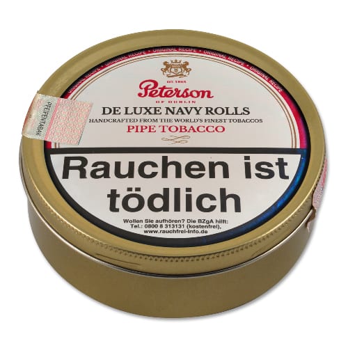 PETERSON Pfeifentabak De Luxe Navy Rolls 45876