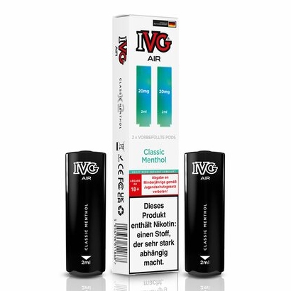E-Liquidpod IVG Air Classic Menthol 20mg 2 Pods 81746