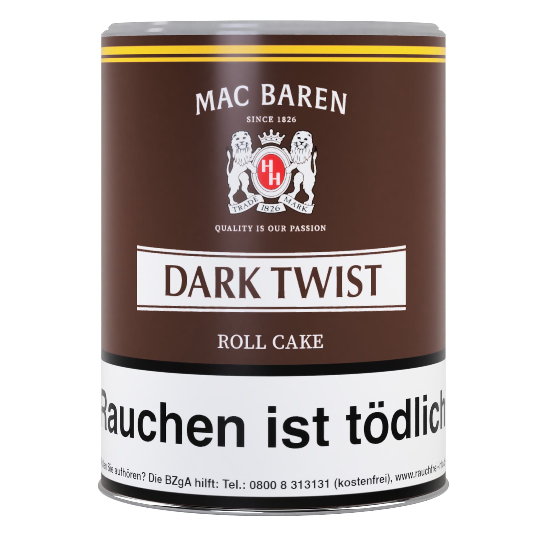 Pfeifentabak Mac Baren Dark Twist Roll Cake 250 Gramm 9941