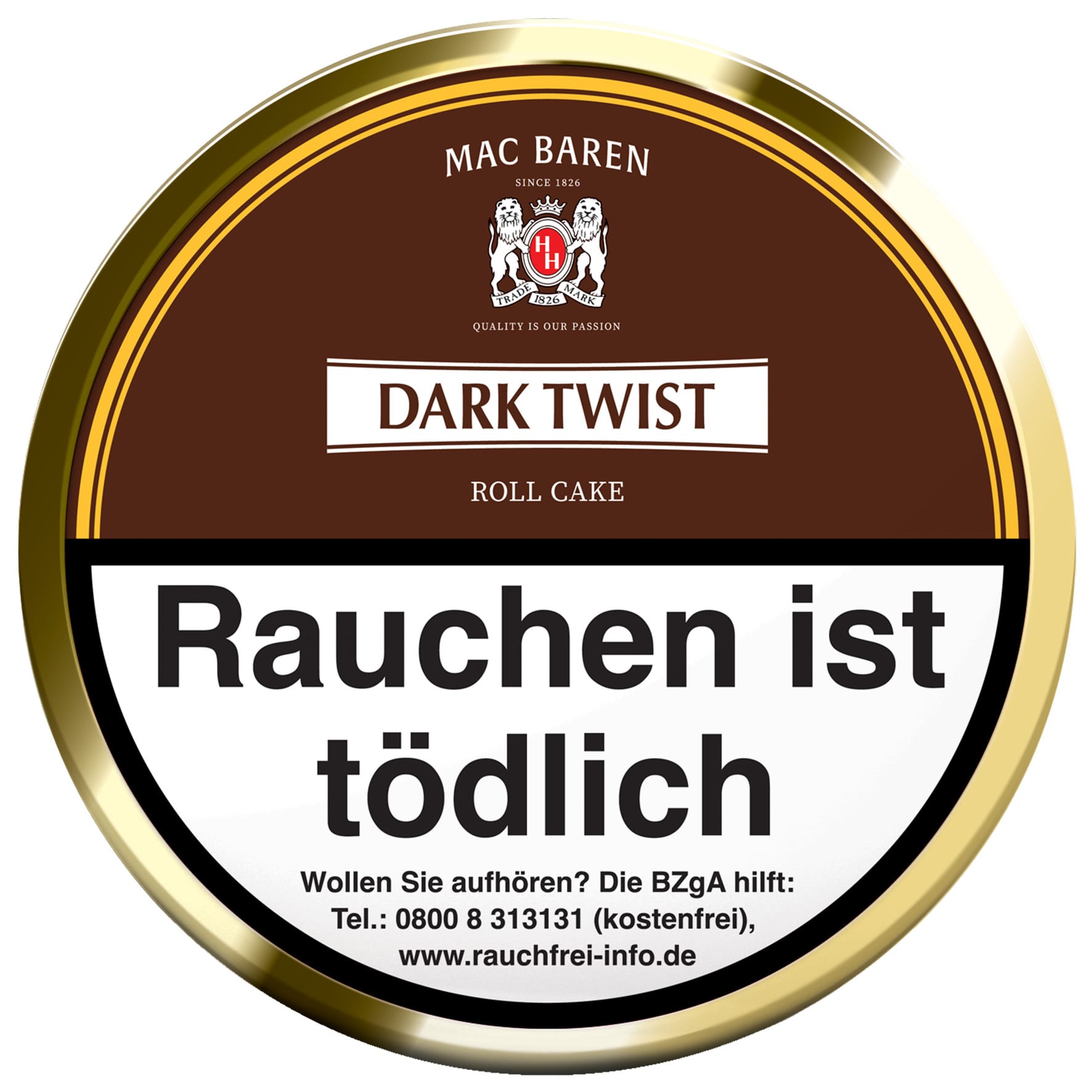 Pfeifentabak Mac Baren Dark Twist Roll Cake 100 Gramm 9931