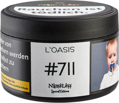 WP-Tabak Nameless "#711 L'Oasis " 25gr-Dose 932023